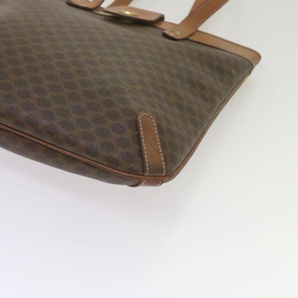 CELINE Macadam Canvas Tote Bag PVC Brown Auth yk11272 - Picture 10 of 16